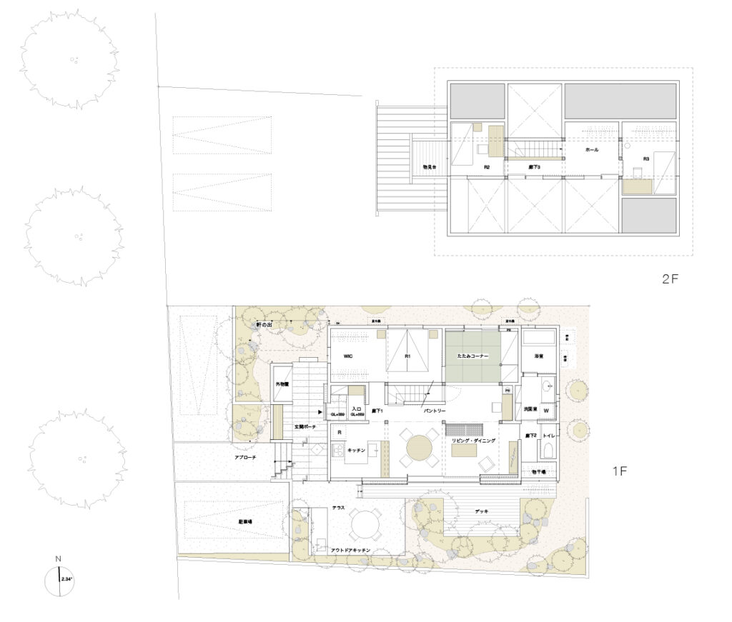 atelier Ming i-works4.0 自然素材の家  図面