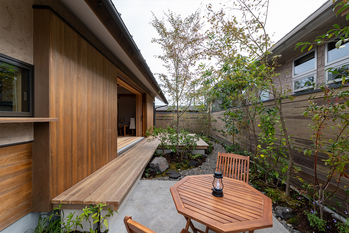 atelier Ming i-works4.0 自然素材の家 お庭